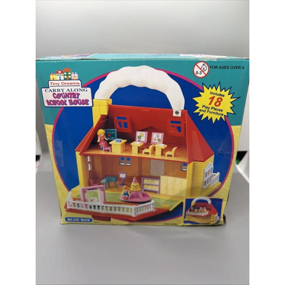 Blue Box Toys Tiny Dreams Mini Doll House Playset for Polly Pocket